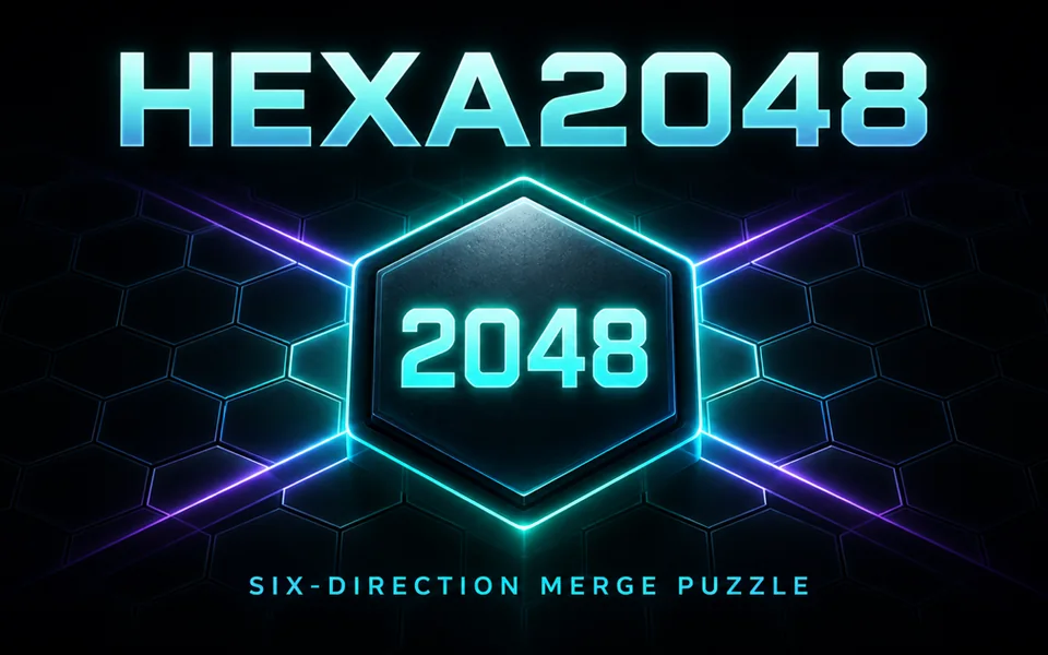 HEXA2048 소개 일러스트